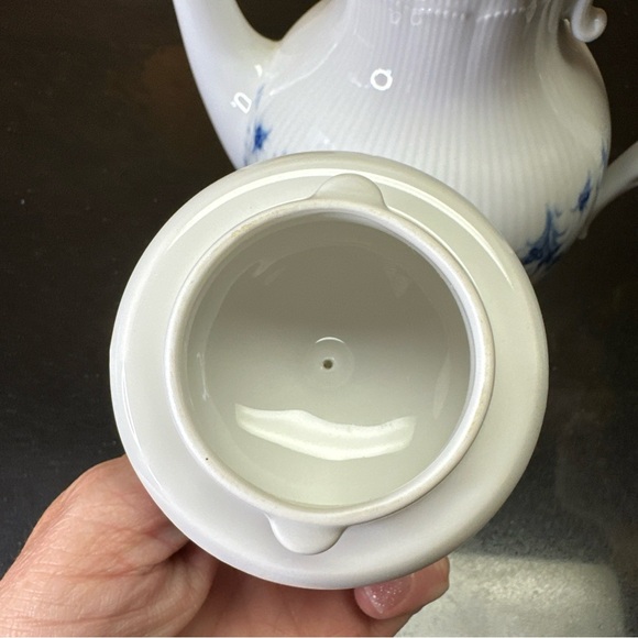 Kaiser W Germany Romantica Festival Echt Kobalt Coffee Pot Blue Floral Scallop - Picture 8 of 11